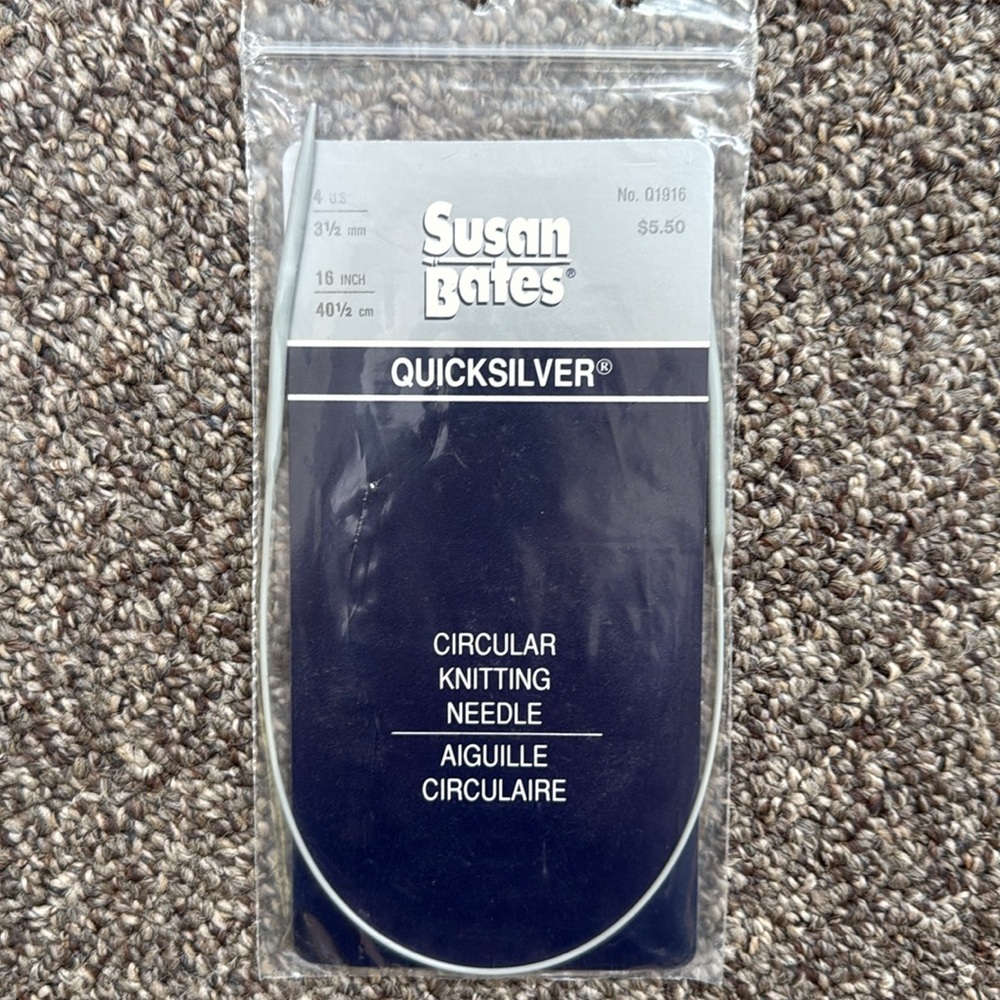 Susan Bates QuickSilver 16" Circular Knitting Needles